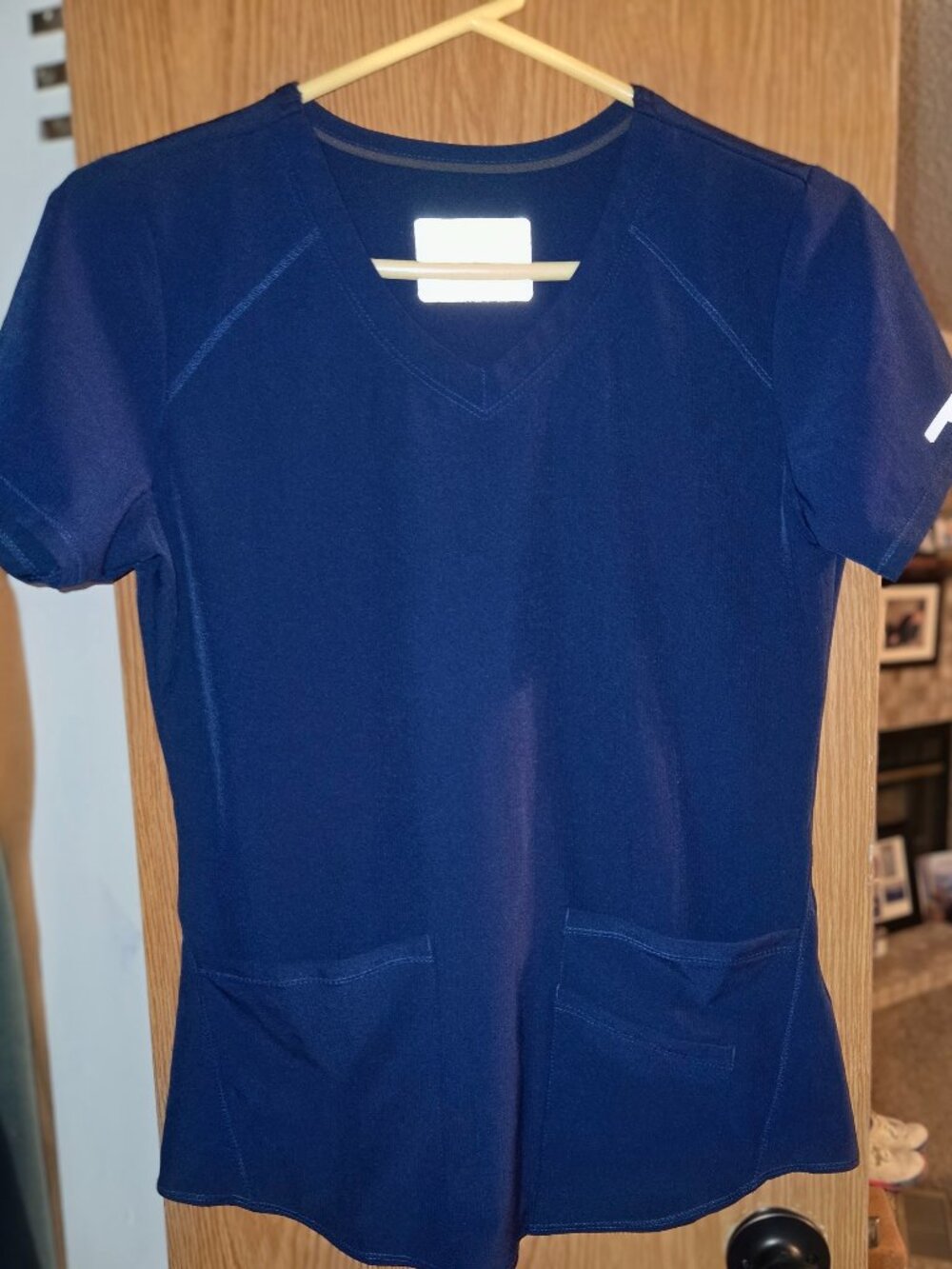 Sketchers navy blue women's scrub top and bottom